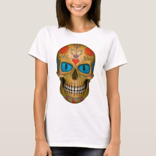 Blått synad T-tröja för odöda för T Shirt