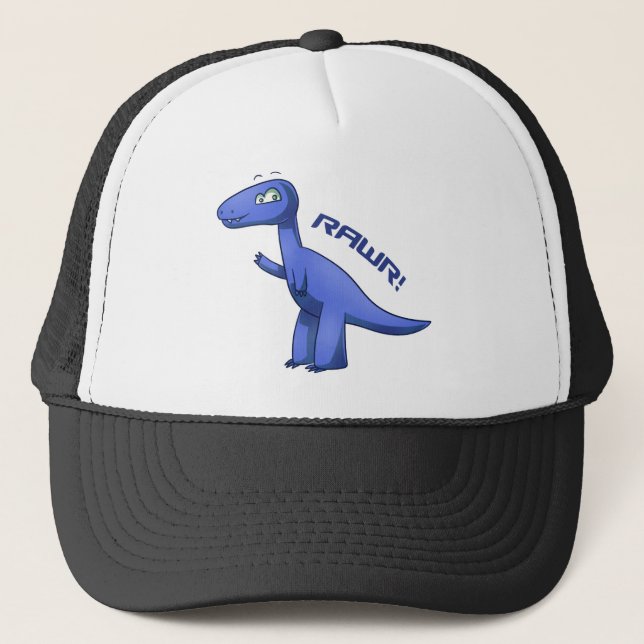 Blått T-Rex Truckerkeps (Framsida)