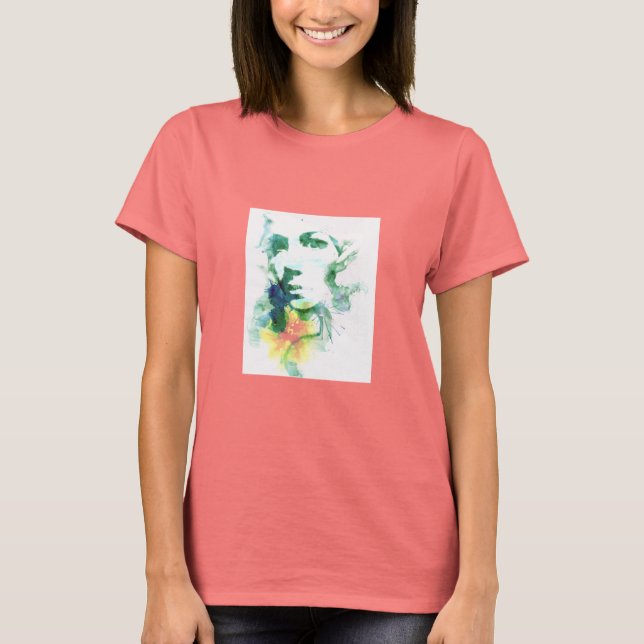 Blått T T-shirt (Framsida)
