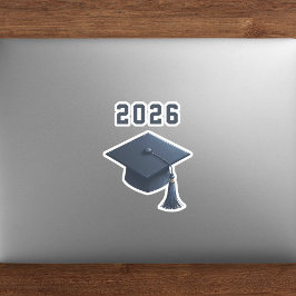 Blått tak för studenten 2025 klistermärken