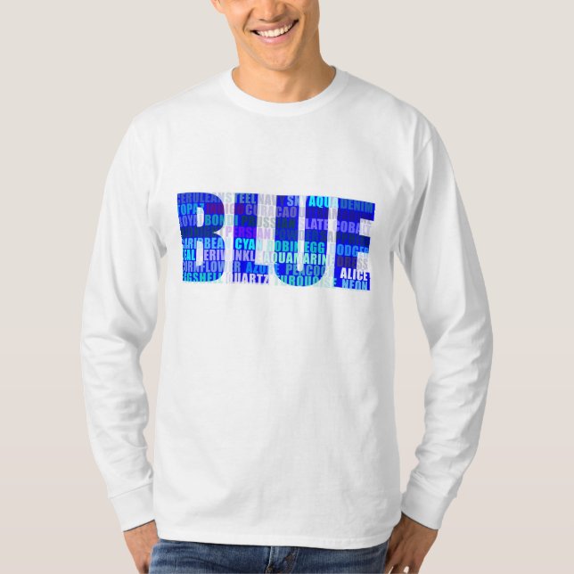 BLÅTT TEE SHIRT (Framsida)