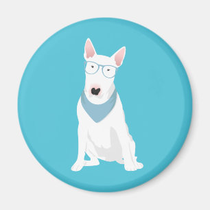 Blått tjurterrieren magnet