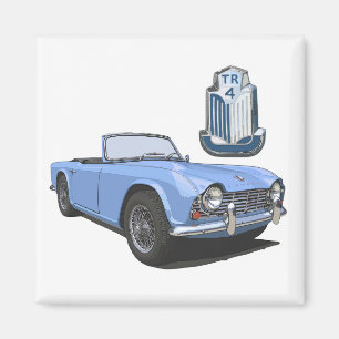 Blått TR4 Magnet
