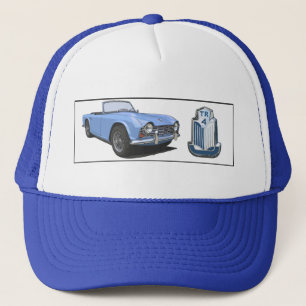 Blått TR4 Truckerkeps