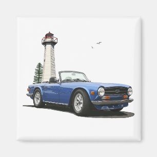 Blått TR6 Magnet