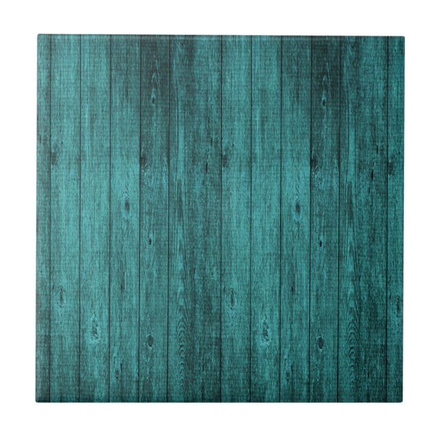 blått trä kakelplatta (Framsidan)