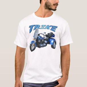 Blått Trike Tee Shirt