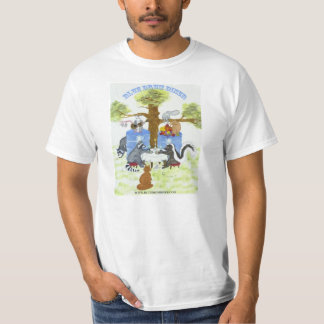 Blått trummar middagT-tröja Tee Shirt