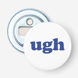 Blått Ugh-brev vitt Flasköppnare