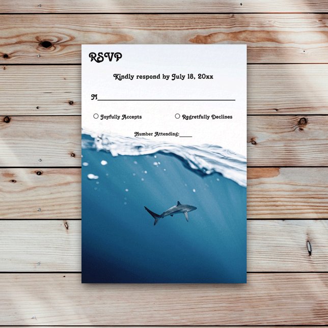 Blått undervattenskablokt för havshajar OSA kort (Skapare uppladdad)