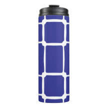 Blått Uneven Squares mosaic