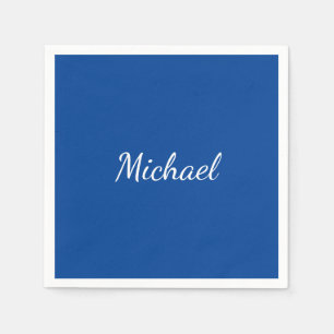 Blått unikt Professionell, Namn Pappersservett
