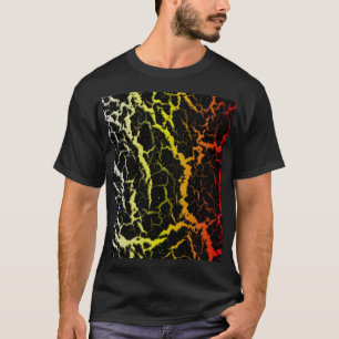 Blått utrymme Lava - Värme WYR T Shirt