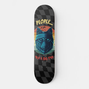 Blått Varg för Skateboard Checkerboard