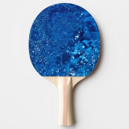 Blått vatten pingisracket