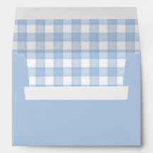 Blått Vattenfärg Gingham