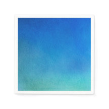 Blått vattenfärgsområde Ombre