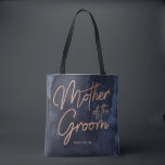 Blått vattenpass Ro Mor i Guld i Groom Tygkasse<br><div class="desc">Blå vattenfärg och Ro-Guld-oljesallat Perfekt för Fall- eller Winter Wedding Monogram Mor i Groom tote bags med trendig Hand-bokstavsteckensnitt! ~ Kolla min butik för att se hela samlingen i bröllop med den här designen!</div>