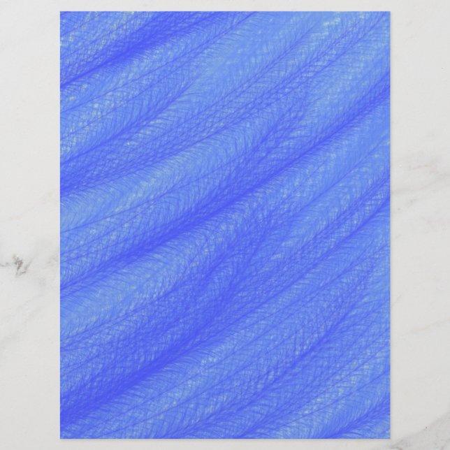 Blått vete fält Scrapbook papper 2-sidig sida (Framsida)