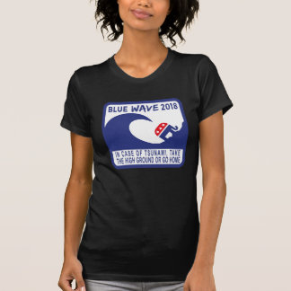 Blått vinkar 2018 - den demokratiska segern! t shirt