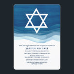 Blått Vinkarare Pub Mitzvah-inbjudan Inbjudningar<br><div class="desc">Inbjudan alla till det här speciella tillfället med den här vackra inbjudan till Blue Wave. Bakgrundsvektor skapat med freepik - www.freepik.com). ()Kortet är enkelt att anpassa med din ordalydelse, ditt teckensnitt, färg, papprare formalternativ och val av sex papprare typer.() Inte exakt vad du tittar för? Alla våra produkter kan vara...</div>