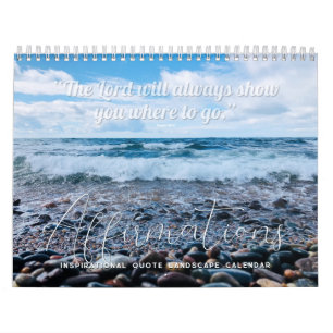 Blått Vinkart inspirerande offertfotokalender Kalender