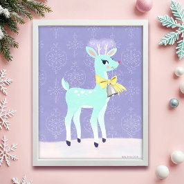 Blått Vintage - renare lavender Art Skriv ut Poster