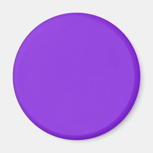 Blått violett 8A2BE2-färg - lägg till ett namnalte Magnet (Framsidan)