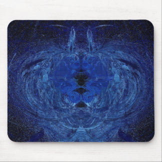 Blått virvlar runt Mousepad Musmatta