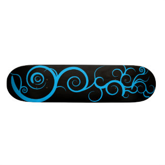 Blått virvlar runt skateboard bräda 20,5 cm