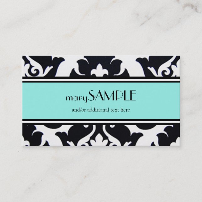 Blått Visitkort (Framsida)