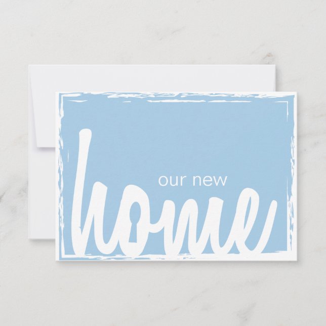 Blått- & vithemnyckeln låser inflyttnings- inbjudningar (Framsida)