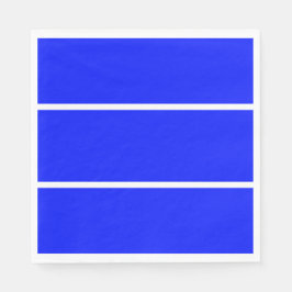 Blått, vitt Rand i klassbredt Royal Pappersservett