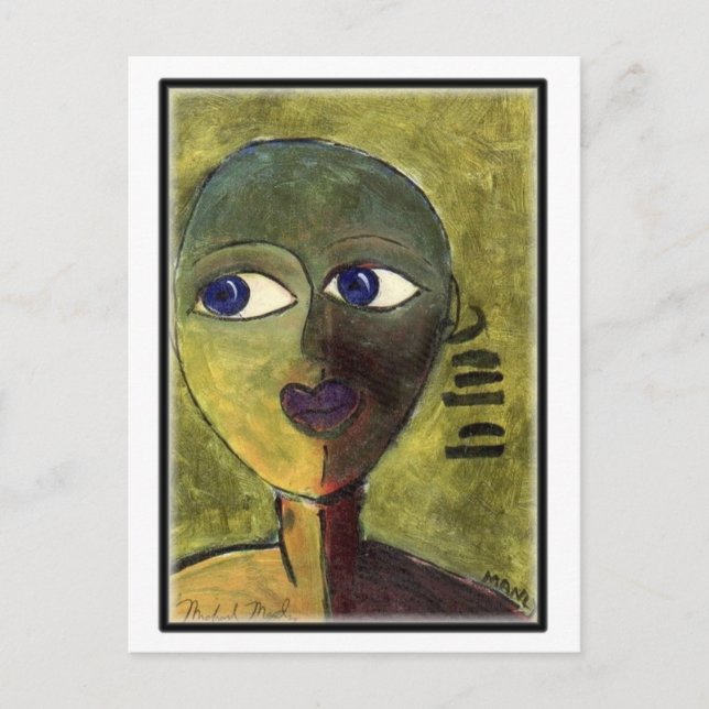 Blått vykort (Framsida)