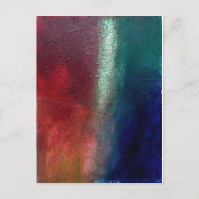 Blått Vykort (Framsida)