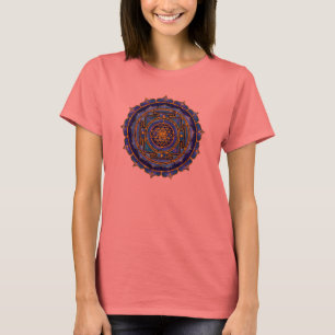 Blått Yantra T Shirt