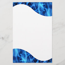 Blåttabstrakt Brevpapper