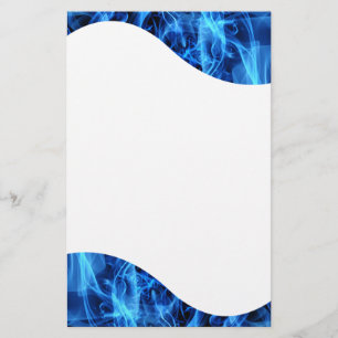 Blåttabstrakt Brevpapper