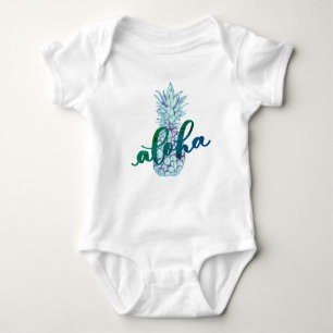 BlåttAloha ananasbaby T Shirt