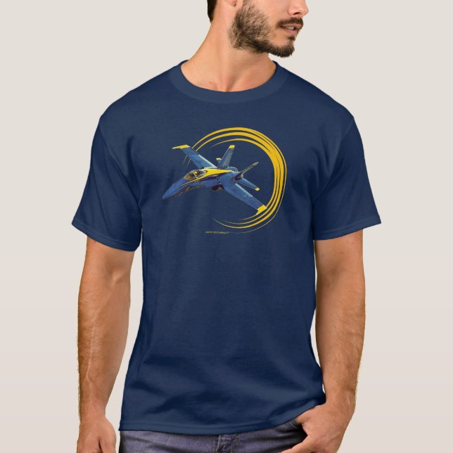 blåttängel tee shirt (Framsida)