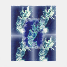 Blåttängelfilt som tröstar kastversion II