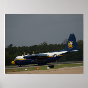 Blåttänglar C-130 "feta Albert". Poster