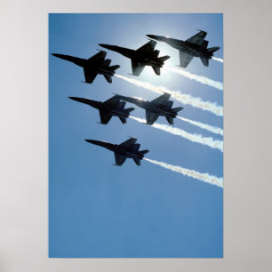 Blåttänglaraffisch Poster