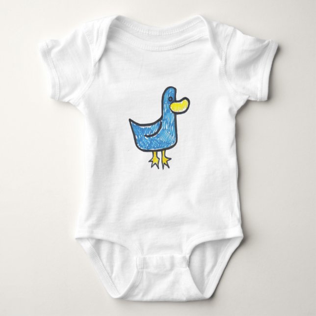Blåttanka som är Quacktastic T-shirt (Framsida)
