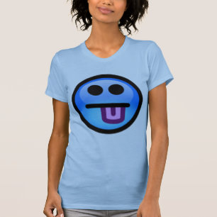 Blåttansikte med tungan som ut klibbar. Roligt! T Shirt