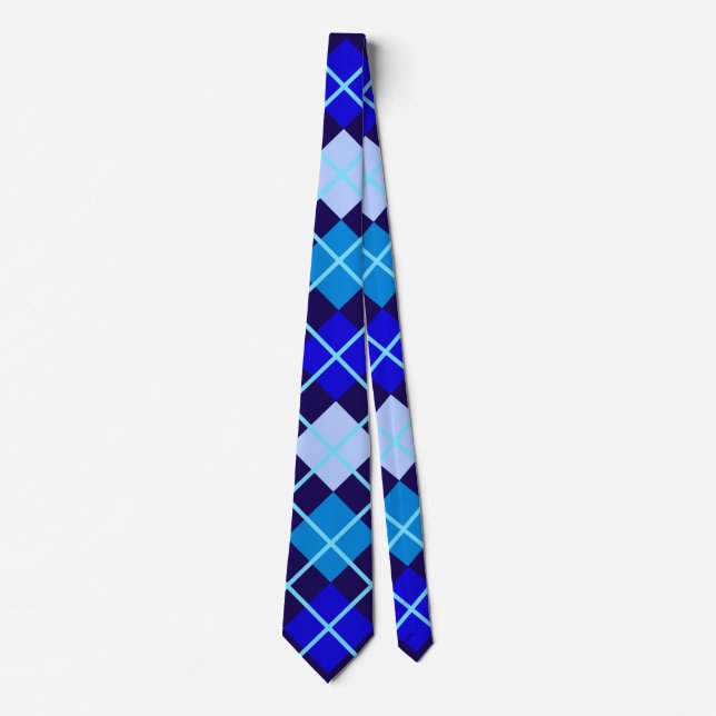 BlåttArgyle II Tie Slips (Framsida)