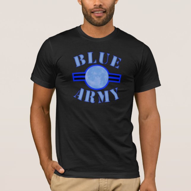 BLÅTTARMÉ TEE SHIRT (Framsida)