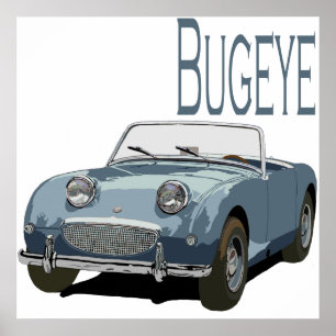 BlåttAustin Healey älva Poster