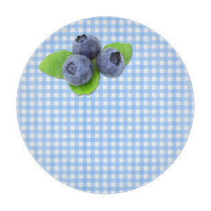 Blåttbär på Gingham