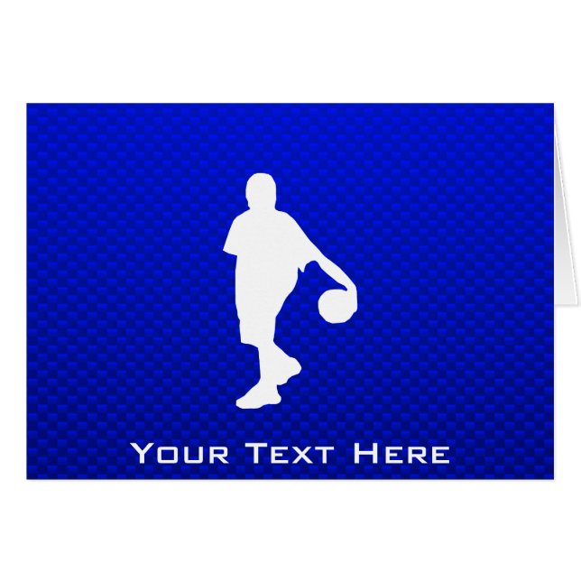 Blåttbasket Hälsningskort (Framsidan Horizontal)